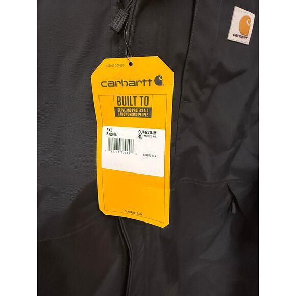 New with imperfections Carhartt mens Storm Defender Loose Fit Heavyweight Jacket - Picture 5 of 8